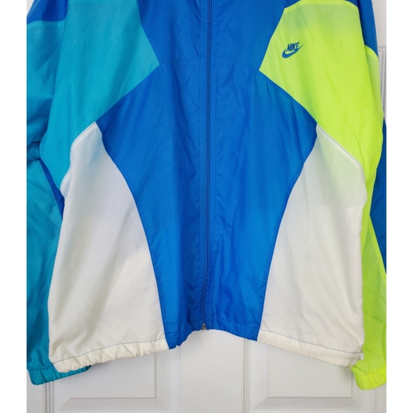 Vintage nike color block windbreaker hoodie jacket - Picture 5 of 8
